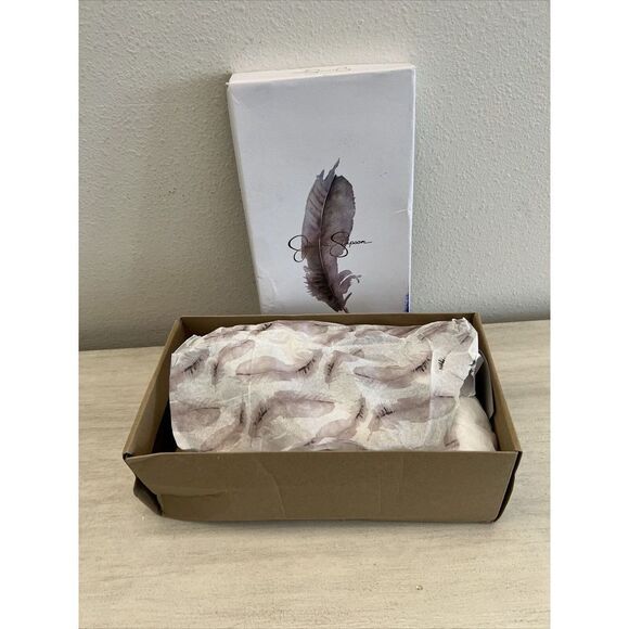 Jessica Simpson Womens Sz 6M Rexile wood Platform Slide Sandals White - Picture 13 of 14